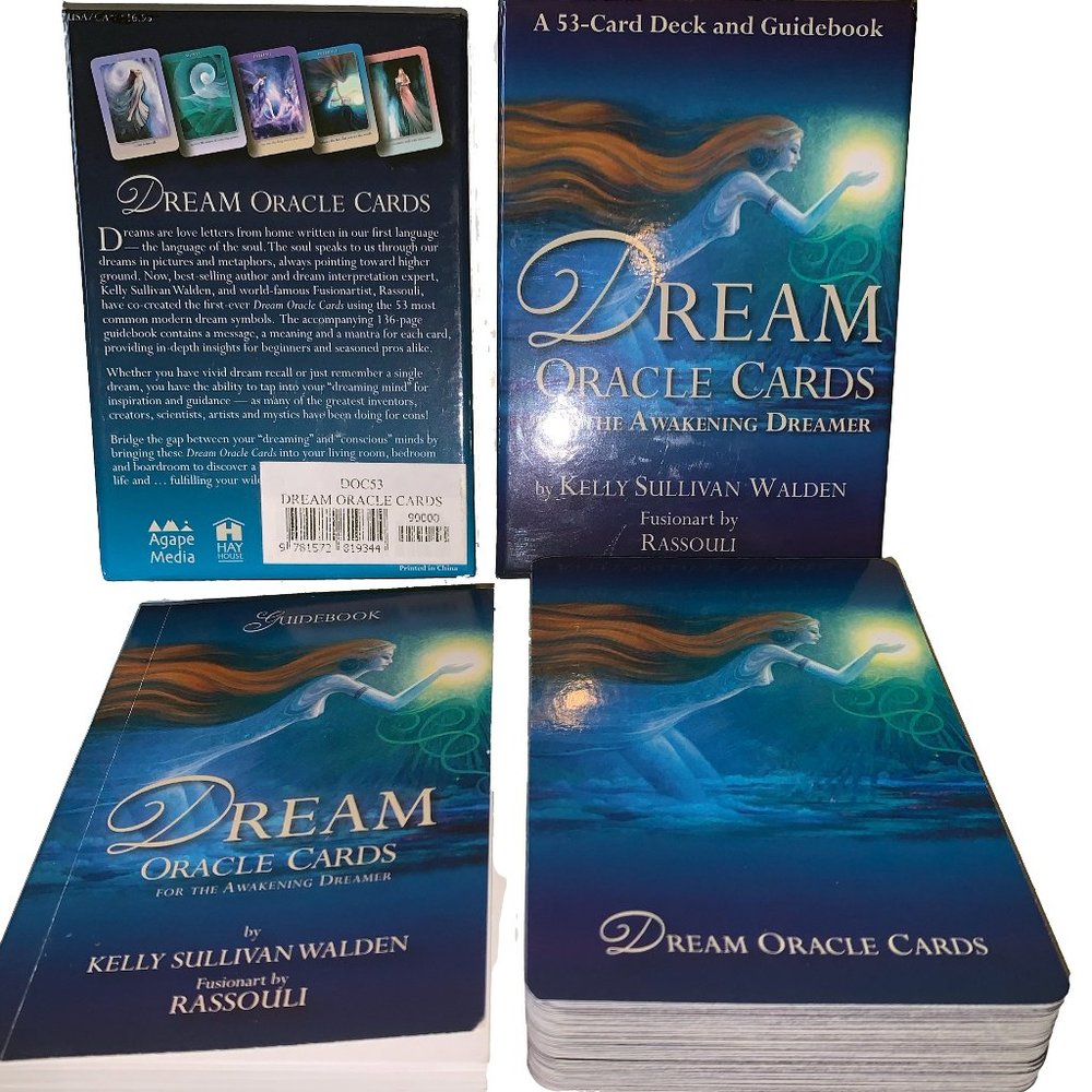 Rare Dream Oracle Cards & Guidebook 1st Edition